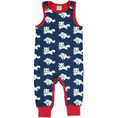 Maxomorra Playsuit ARCTIC FOX 74/80