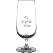 Fusion Gegraveerde bierglas op voet 41cl De Leafste Mem
