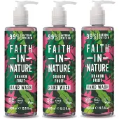 Faith In Nature - Hand Wash Dragon Fruit - 3 Pak