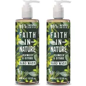Faith In Nature - Hand Wash Seaweed & Citrus - 2 Pak