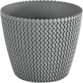 Prosperplast Bloempot - lichtgrijs - buiten - D40 x H33 cm - Plantenpotten