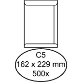 Quantore - Envelop akte C5 162x229mm wit 500 stuks