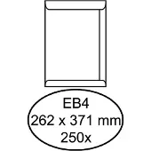 Quantore Envelop Quantore akte EB4 262x371mm wit 250stuks