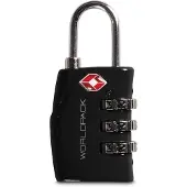 Fabrizio Worldpack TSA Cijferslot Zwart