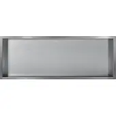 Guido Gusto Gun metal RVS Inbouwnis 30x90x10cm