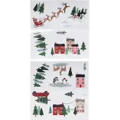 My Dream Day - Novelty Christmas - Raamsticker Kerstdorp