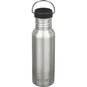 Klean Kanteen - Classic Narrow with Loop Cap - Drinkfles 532 ml, grijs