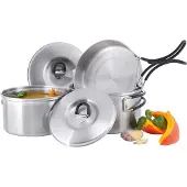 Tatonka 4000.000, Set, roestvrij staal, roestvrij staal, zwart, 18/8, roestvrij staal