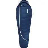 Grüezi Bag - Biopod DownWool Ice 200 - Donzen slaapzak 230 x 85 x 55 cm, blauw