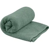Sea to Summit Tek handdoek pluche kampeer- en reishanddoek klein (16 x 32 inch) saliegroen
