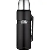 Thermos Stainless King 1,2 l thermoskan (Maat One Size, Zwart)