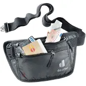 Deuter Security Money Belt I RFID Block - Heuptas Black Unieke maat