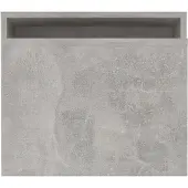 vidaXL Salontafelset 100x48x40 cm bewerkt hout betongrijs