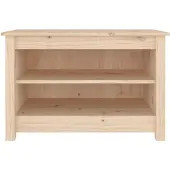 vidaXL Schoenenbank 70x38x45,5 cm massief grenenhout
