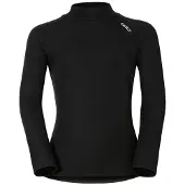 Odlo Ondershirt Odlo Kids BL Top Turtle Neck LS Active Warm Eco K Black-Maat 152