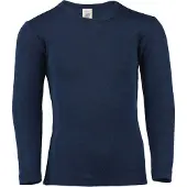 Engel - Kinder Unterhemd L/S - Merino-ondergoed 104, blauw