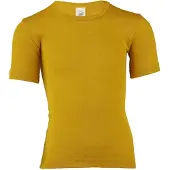 Engel - Kinder Unterhemd S/S - Merino-ondergoed 92, geel
