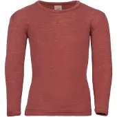 Engel - Kinder Unterhemd L/S - Merino-ondergoed 164, rood