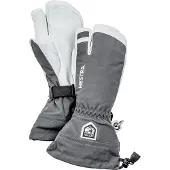 Hestra - Army Leather Heli Ski 3 Finger - Handschoenen 11, grijs/zwart