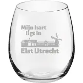 Royal Leerdam Gegraveerde Drinkglas 39cl Elst Utrecht