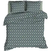 Romanette Dekbedovertrek Honky Tonk Mineral Katoen-200 x 200 / 220 cm | 2-Persoons