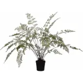 Silk-ka Kunstplant Palm Plant Zijde Groen 123 cm