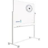 Smit Visual kantelbord, emaille, magnetisch, aluminium frame, 150 x 100 cm