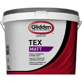 Glidden Tex Matt | Matte Muurverf en Plafondverf 5 LTR - Donkere kleur|1