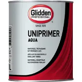 Glidden Aqua Uniprimer | Grondverf Binnen & Buiten 1 LTR - Wit