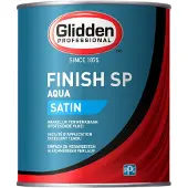 Glidden Aqua Finish Satin SP | Zijdeglans Lakverf Binnen & Buiten 1 LTR - Kleur|1|2