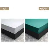 Primaviera Deluxe Hoeslaken Satin White Satijn-140 x 200 cm