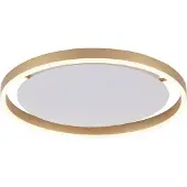 JUST LIGHT Plafondlamp Ritus messing Ø 39,3cm