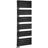 Aqualine Mili badkamerradiator 600x1798mm, zwart mat