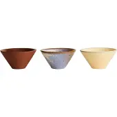 OYOY Yuka serveerschaal Ø11 cm 3-pack Multi