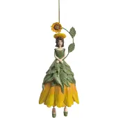 Botanic-Haus Flower Fairy | Bloemen Meisje Hanger "Zonnebloem" - geel