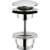 Plieger Roma 2 in 1 design afvoerplug chroom