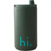 Design Letters reismok 35 cl Hi-myrtle green