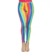 Boland legging regenboog dames stretch
