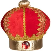 Boland Kinderhoed koning (rood)