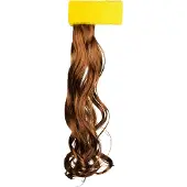 Boland - Hoofdband Wesley met haar geel Bruin - Golvend - Lang - Mannen - Aso - 80's & 90's - Disco