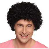 Boland Clownspruik zwart (zwart)