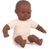 Miniland Soft African Baby Doll 32 Cm Beige Kinderen