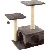 Flamingo Krabpaal - Kangri 1 Grijs/Bruin - Kat krabpaal - Flamingo - Grijs - Hout - 560014