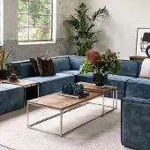 Rivièra Maison RM Mosaic Votive dark blue M set van 2
