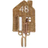 Rivièra Maison Rustic Rattan Happy Home Hook set van 3