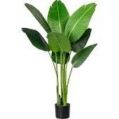 Kopu kunstplant strelitzia nicolai 120 cm paradijsvogelplant 8 blad