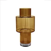 Vase the World Juba Vaas Ø 20 cm - Cognac