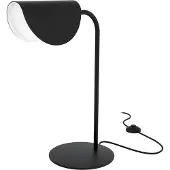 Maytoni Tafellamp Mollis, zwart, Werkkamer / Kantoor, metaal, Modern, Tafellamp