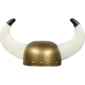 Boland Viking helm (goudkleurig en wit)