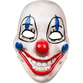 Boland - Masker Scary clown met beweegbare kaak - Volwassenen - Clown - Halloween en Horror- Clowns en Circus